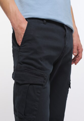 MUSTANG Slim fit Cargo trousers 'Be Flex' in Blue