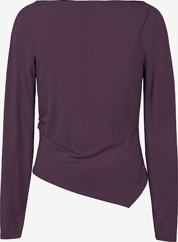 PIECES Shirt in Lila: Vorderseite