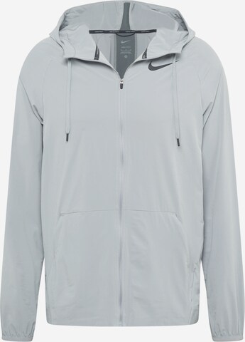 NIKE Athletic Jacket 'Flex Vent Max' in Grey: front