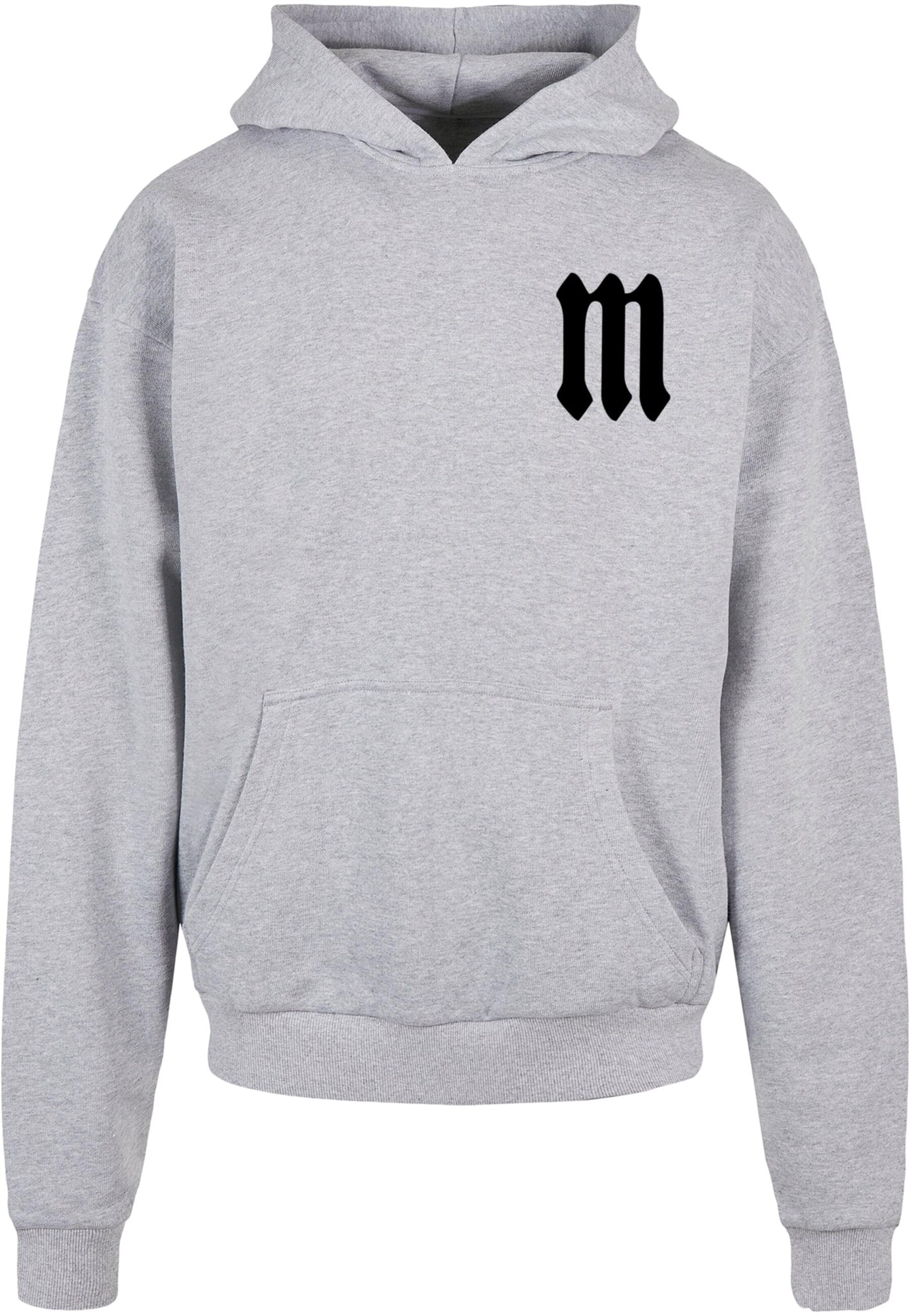 MJ Gonzales Sweatshirt 'Barbed Bloom' in Grey: front