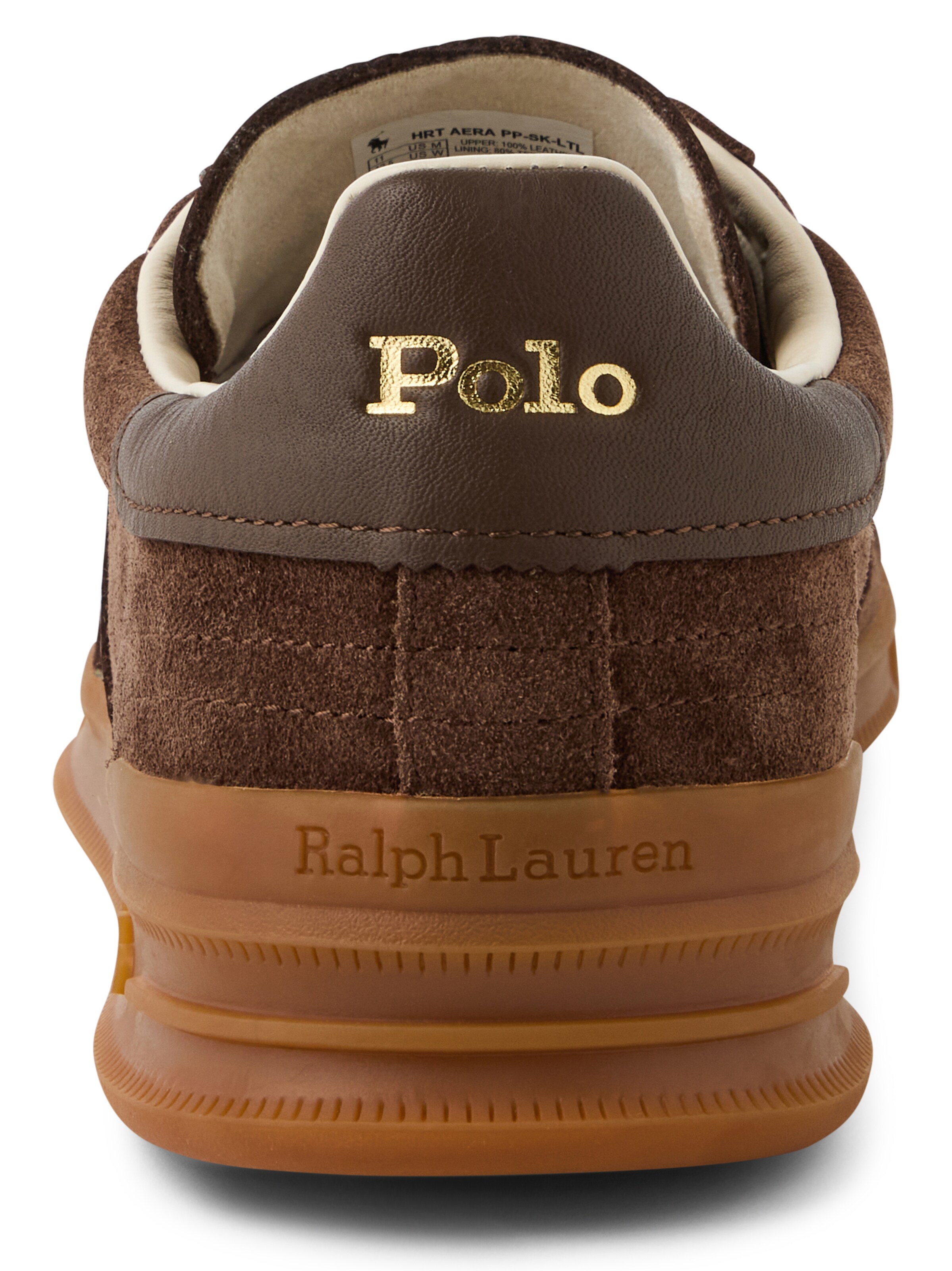 Baskets basses 'HRT AERA' Polo Ralph Lauren en marron