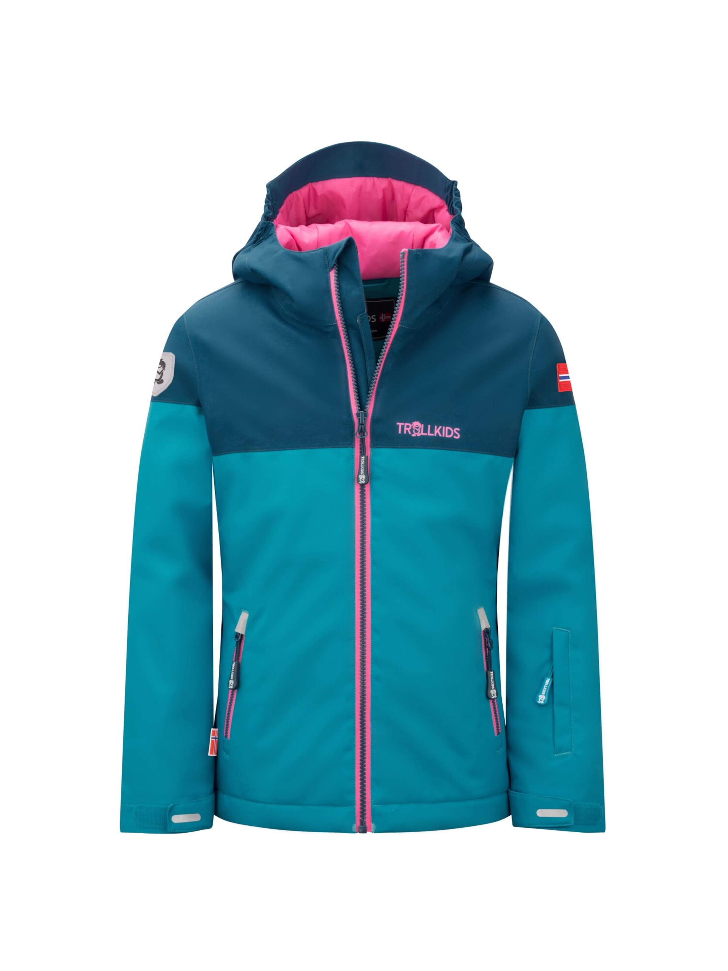 TROLLKIDS Winter Jacket in Blue: front