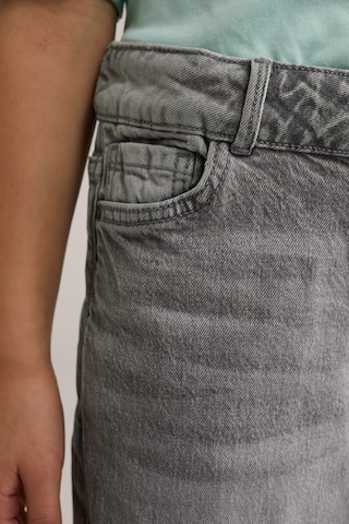 WE Fashion Широкий Джинсы в Серый