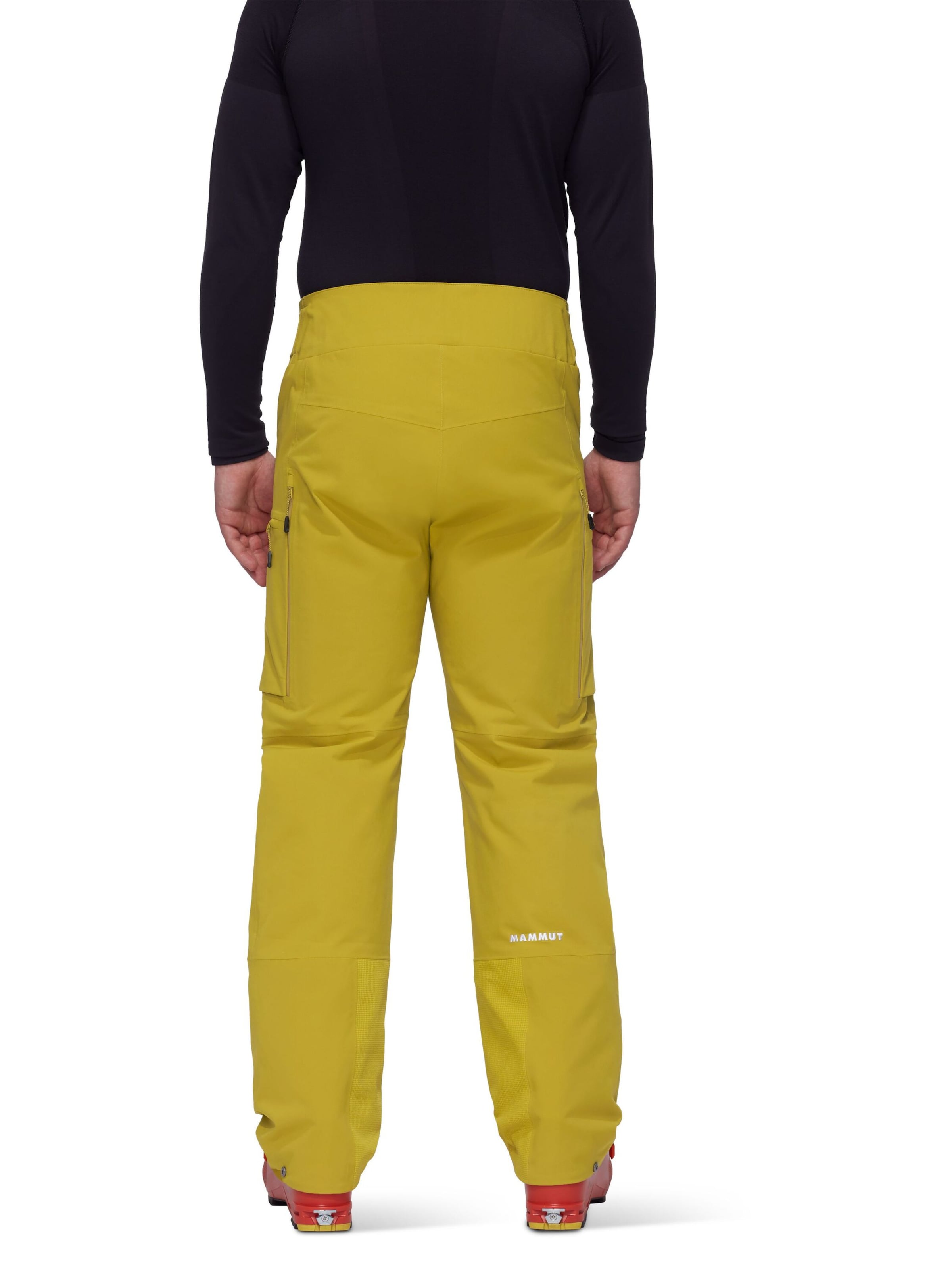 MAMMUT Loose fit Outdoor Pants in Yellow