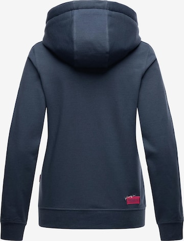 NAVAHOO Zip-Up Hoodie 'Cremetörtchen' in Blue