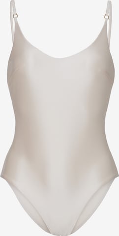 Costume intero 'Tiffany' di Anse Victorin in beige: frontale