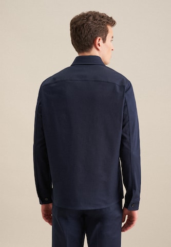 SEIDENSTICKER Regular fit Button Up Shirt 'Smart Casual' in Blue