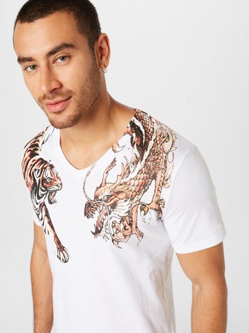 T-Shirt Key Largo en blanc