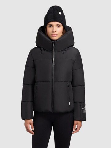 khujo Winter Jacket in Black: front