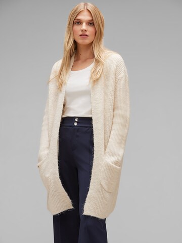 Cardigan STREET ONE en beige : devant