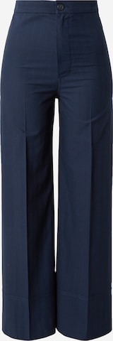 Vanessa Bruno Wide leg Pleated Pants 'SIMON' in Blue: front