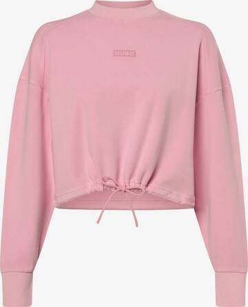 HUGO Sweatshirt in Roze: voorkant