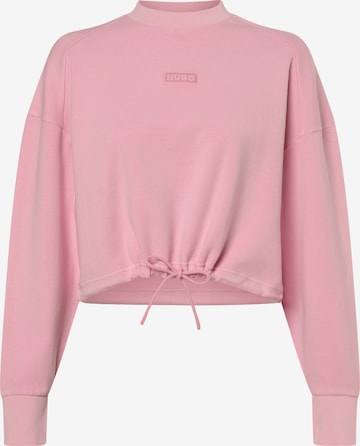 Sweat-shirt HUGO Blue en rose : devant