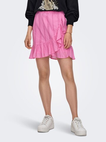 ONLY - Falda 'DONNA' en rosa: frente