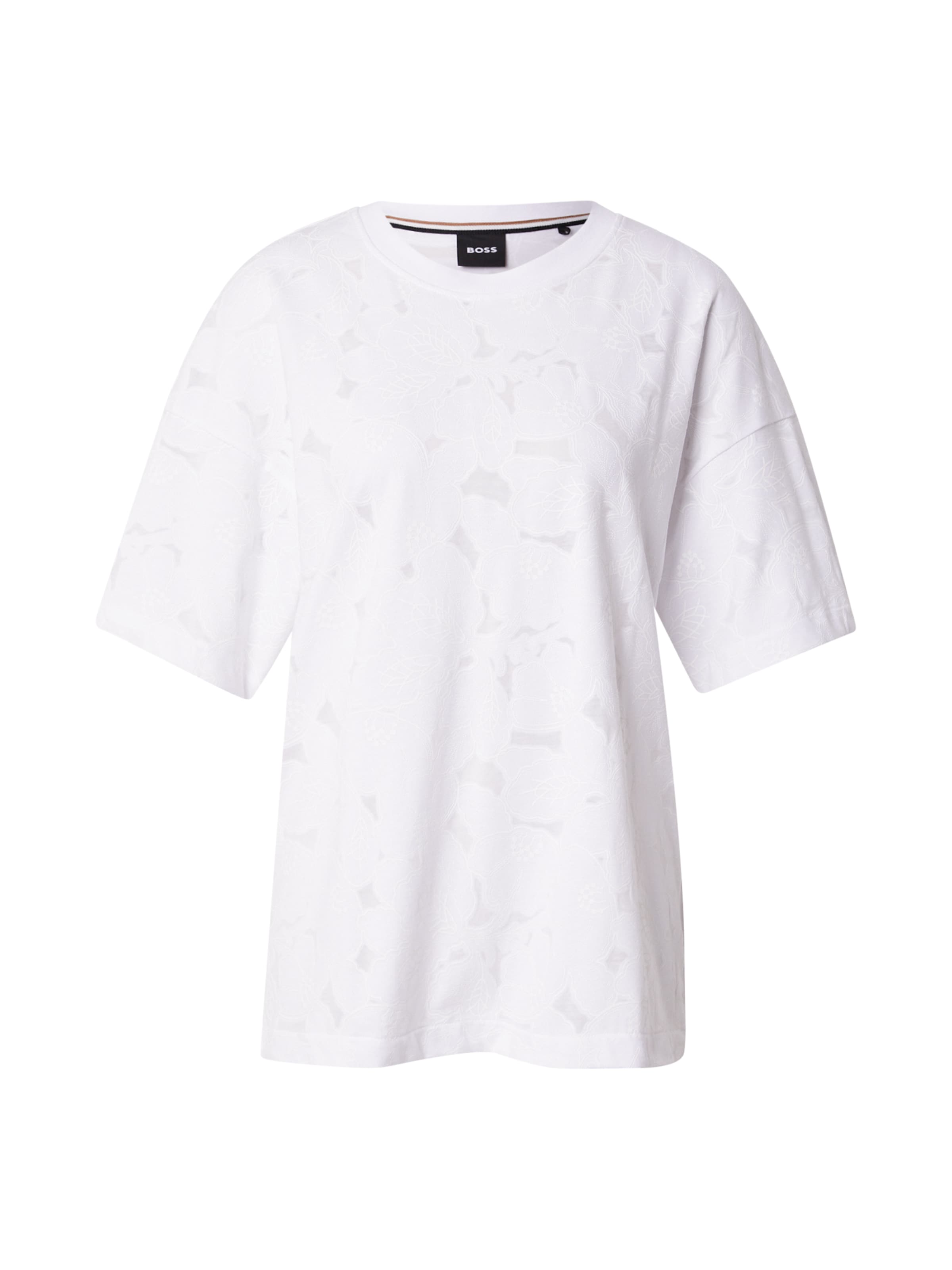 balts BOSS T-Krekls 'Easie': no priekšpuses