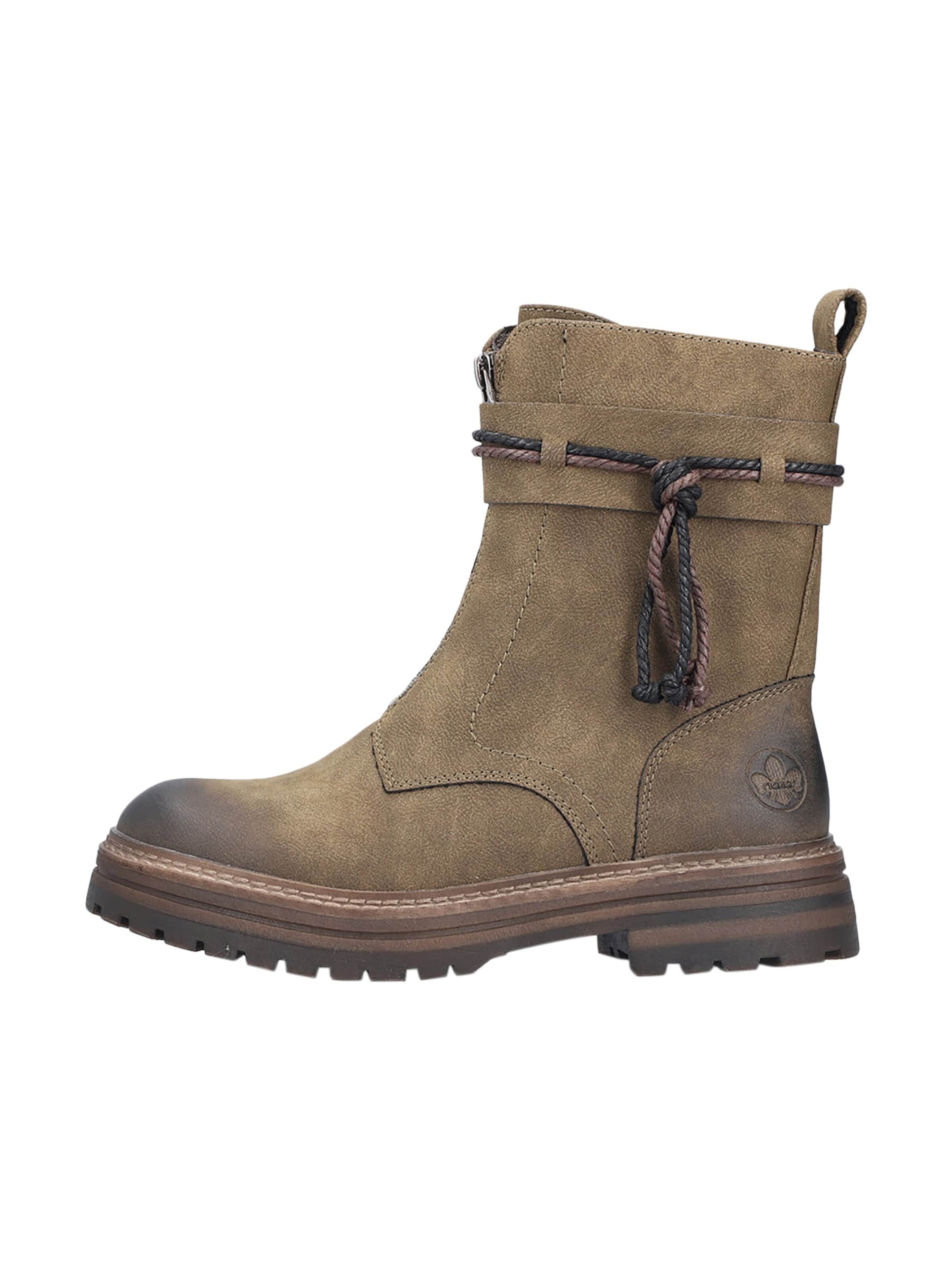 Rieker Bottines en 36 en vert, Vue avec produit