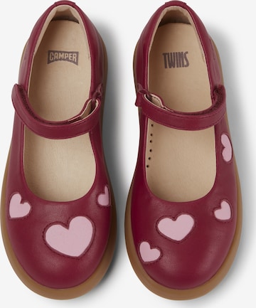 CAMPER Ballerinas ' Twins ' in Rot