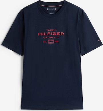 T-Shirt TOMMY HILFIGER en bleu : devant