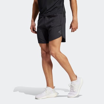 ADIDAS SPORTSWEAR Regular Workout Pants 'Designed For Training' in Black: front