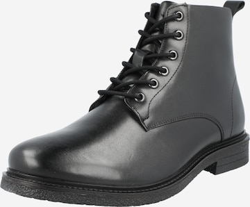 ABOUT YOU Veterboots 'Lucien' in Zwart: voorkant