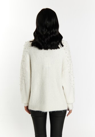 Cardigan faina en blanc