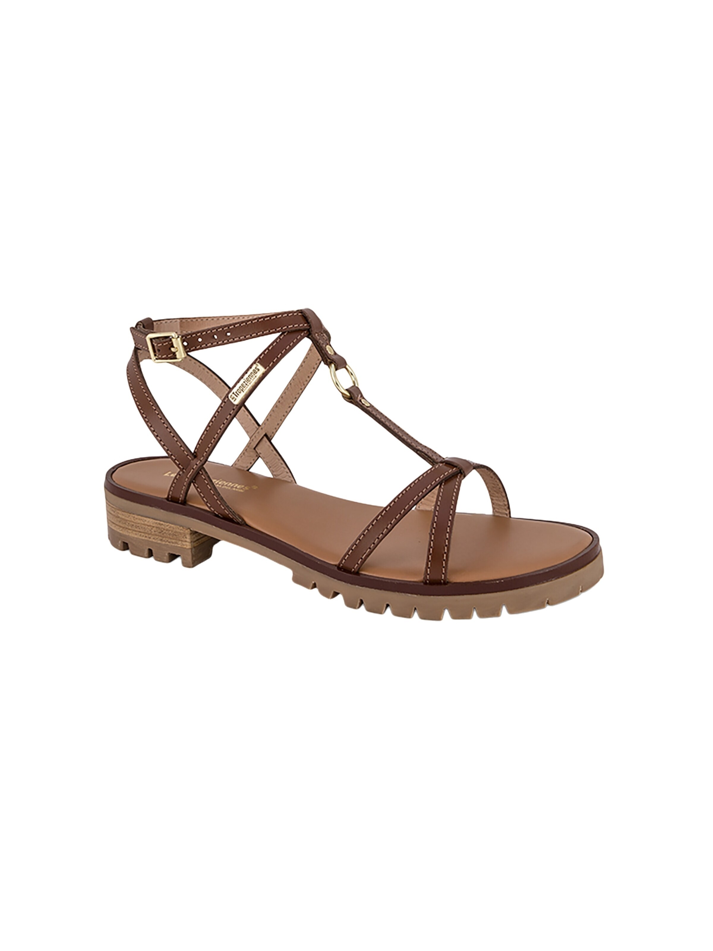 Sandalo 'Ledersandalen „Les Haura“' di Les Tropéziennes in marrone