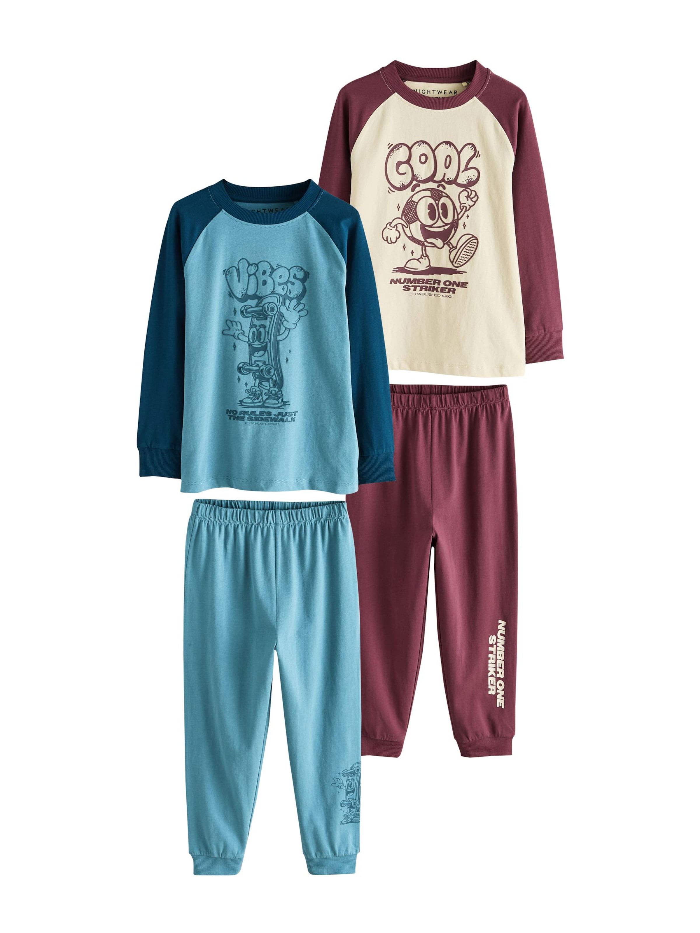 Pyjama Next en bleu : devant