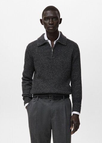 MANGO MAN Sweater 'Joanp' in Grey: front