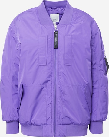 River Island Between-Season Jacket in Purple: front