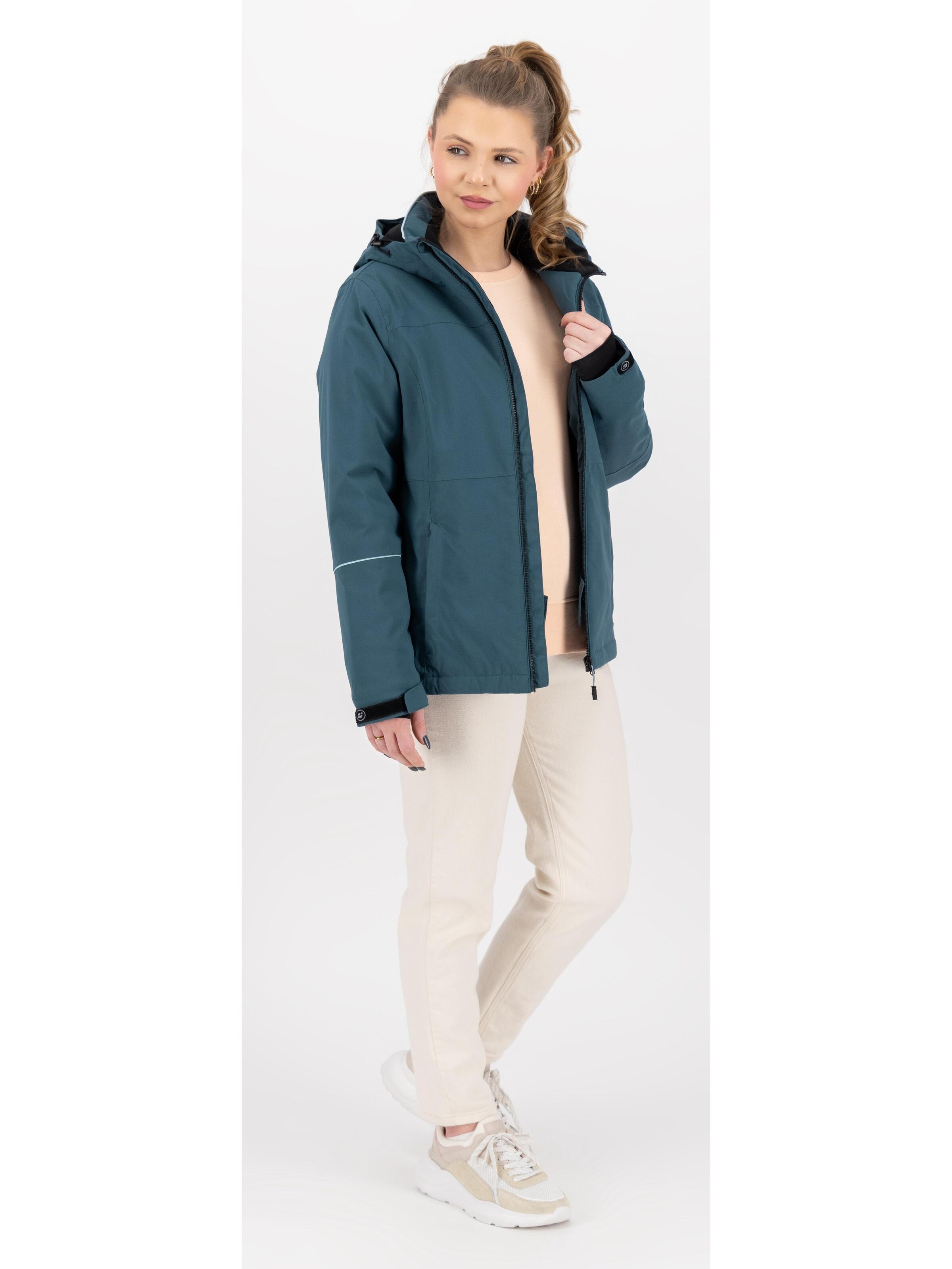 KILLTEC Winter Jacket 'KSW 438' in Green