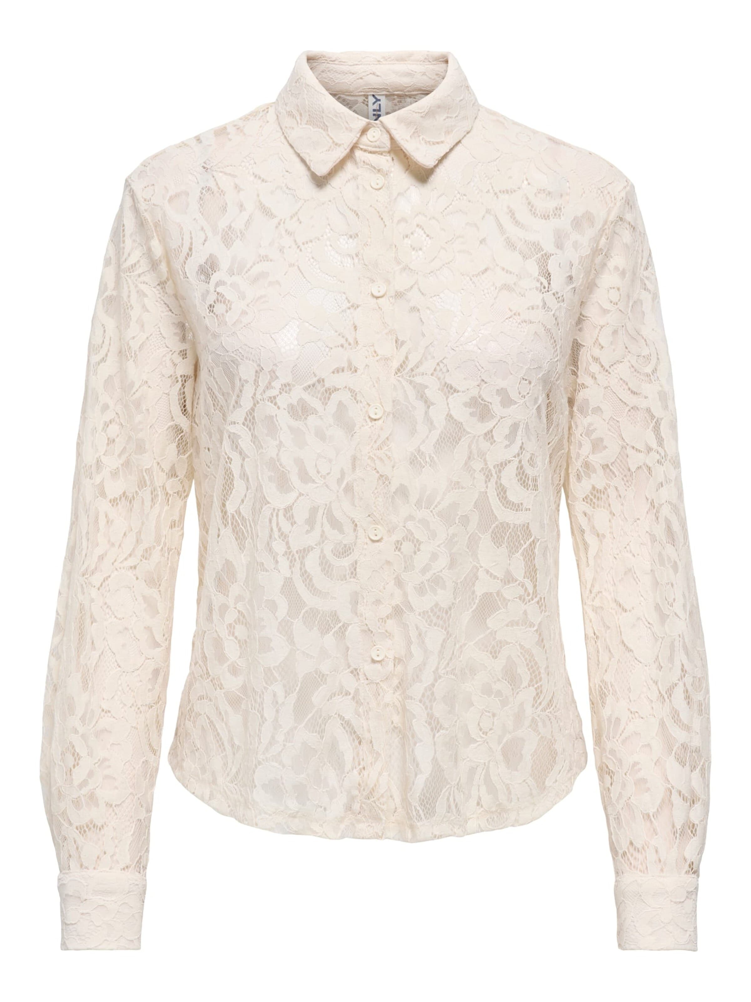ONLY Blouse 'Birun' in Wit: voorkant