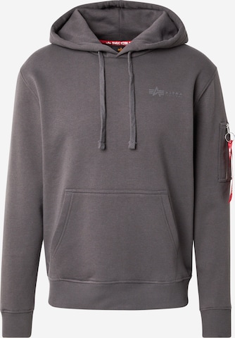 ALPHA INDUSTRIES Свитшот 'Air Force' в Серый: спереди