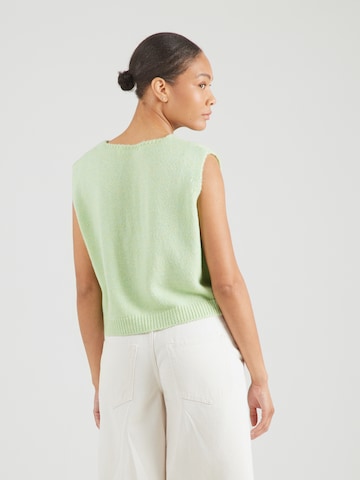 Hailys Knitted vest 'Vi44ola' in Green