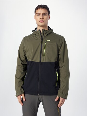 KILLTEC Athletic Jacket in Green: front