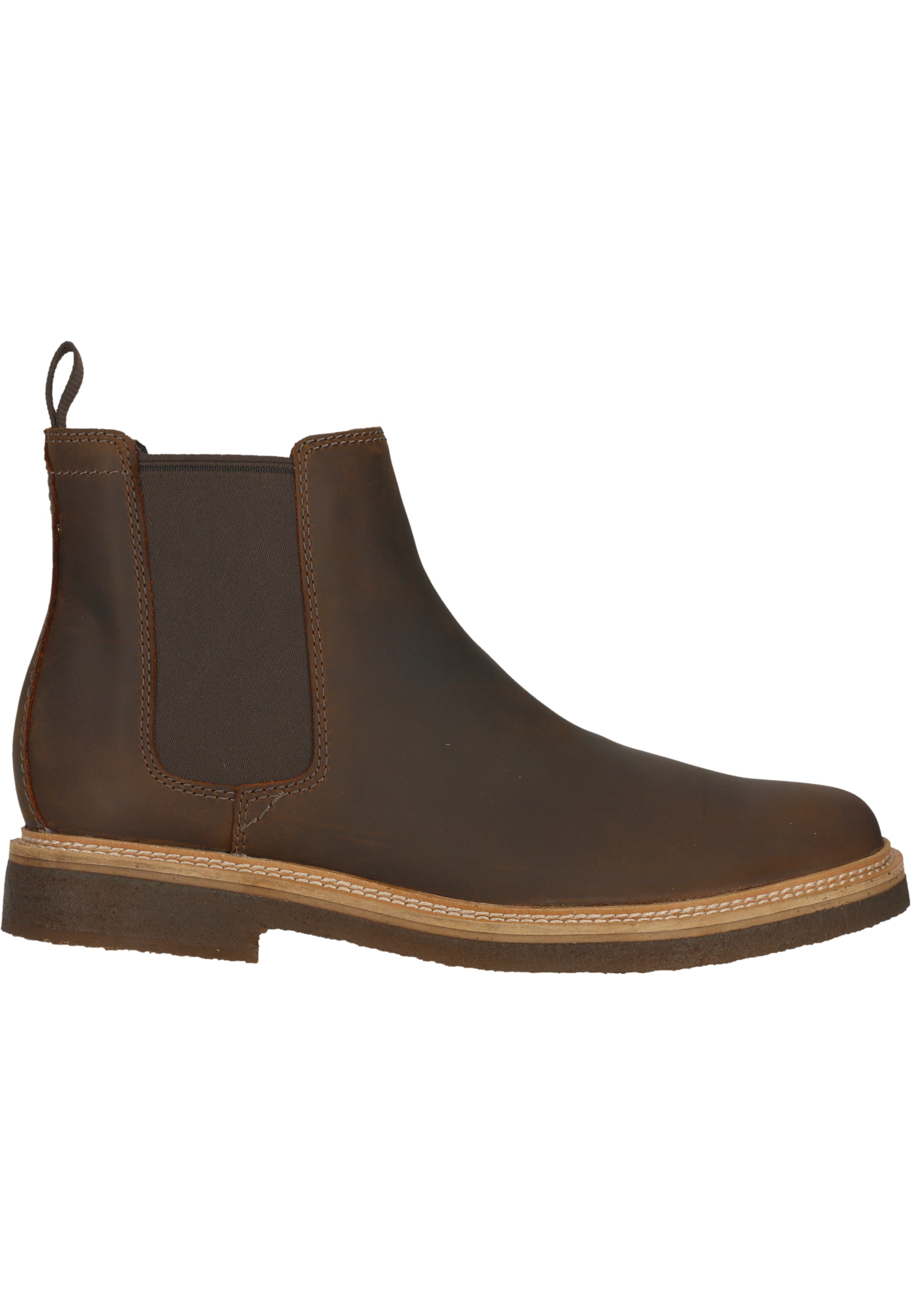 CLARKS Chelsea Boots 'Clarkdale Easy' in Braun
