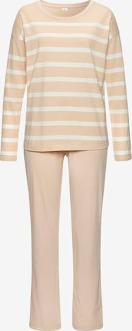 Pigiama di s.Oliver in beige: frontale