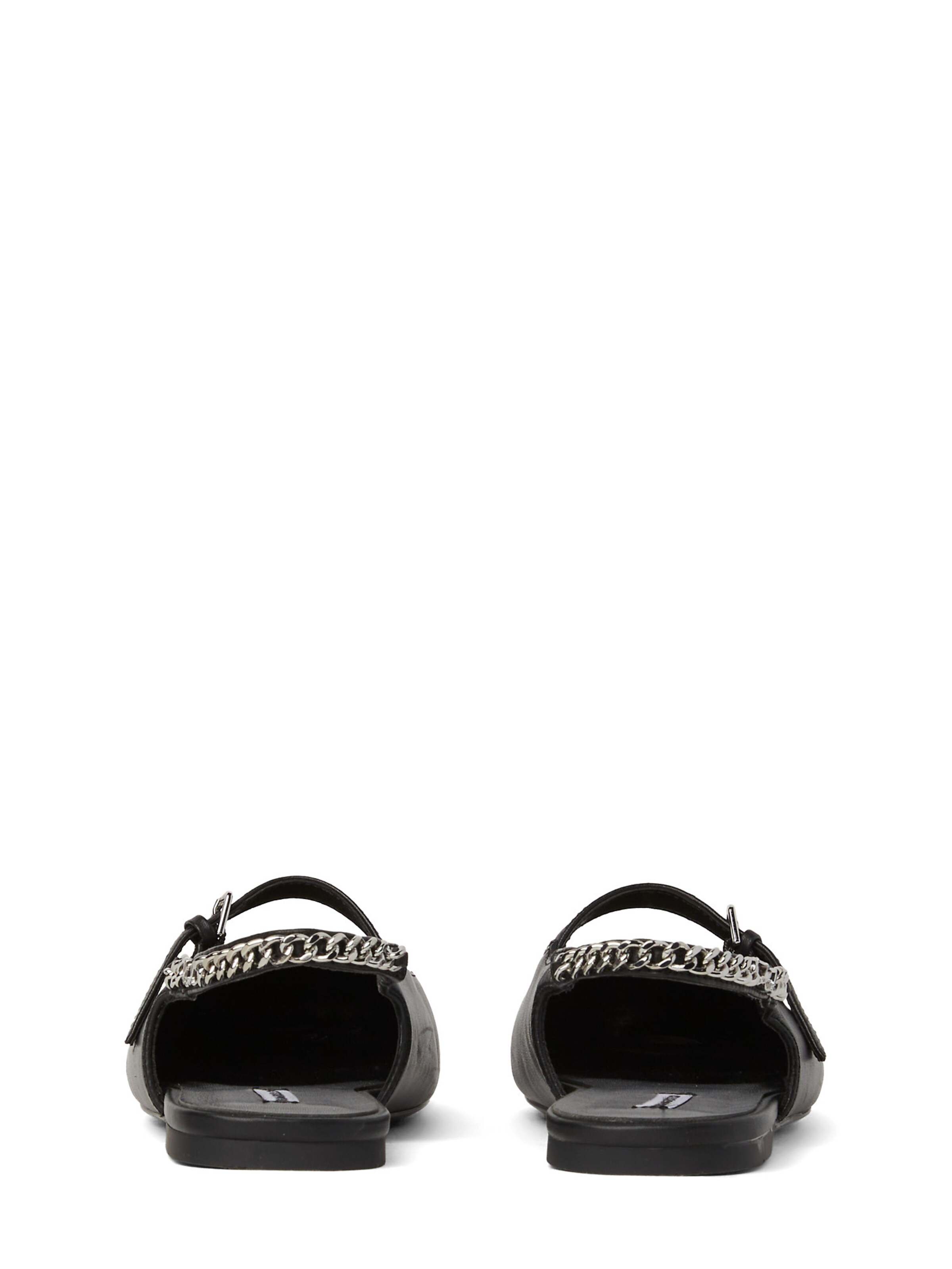 Karl Lagerfeld Ballerina met riempjes 'Konnie' in Zwart