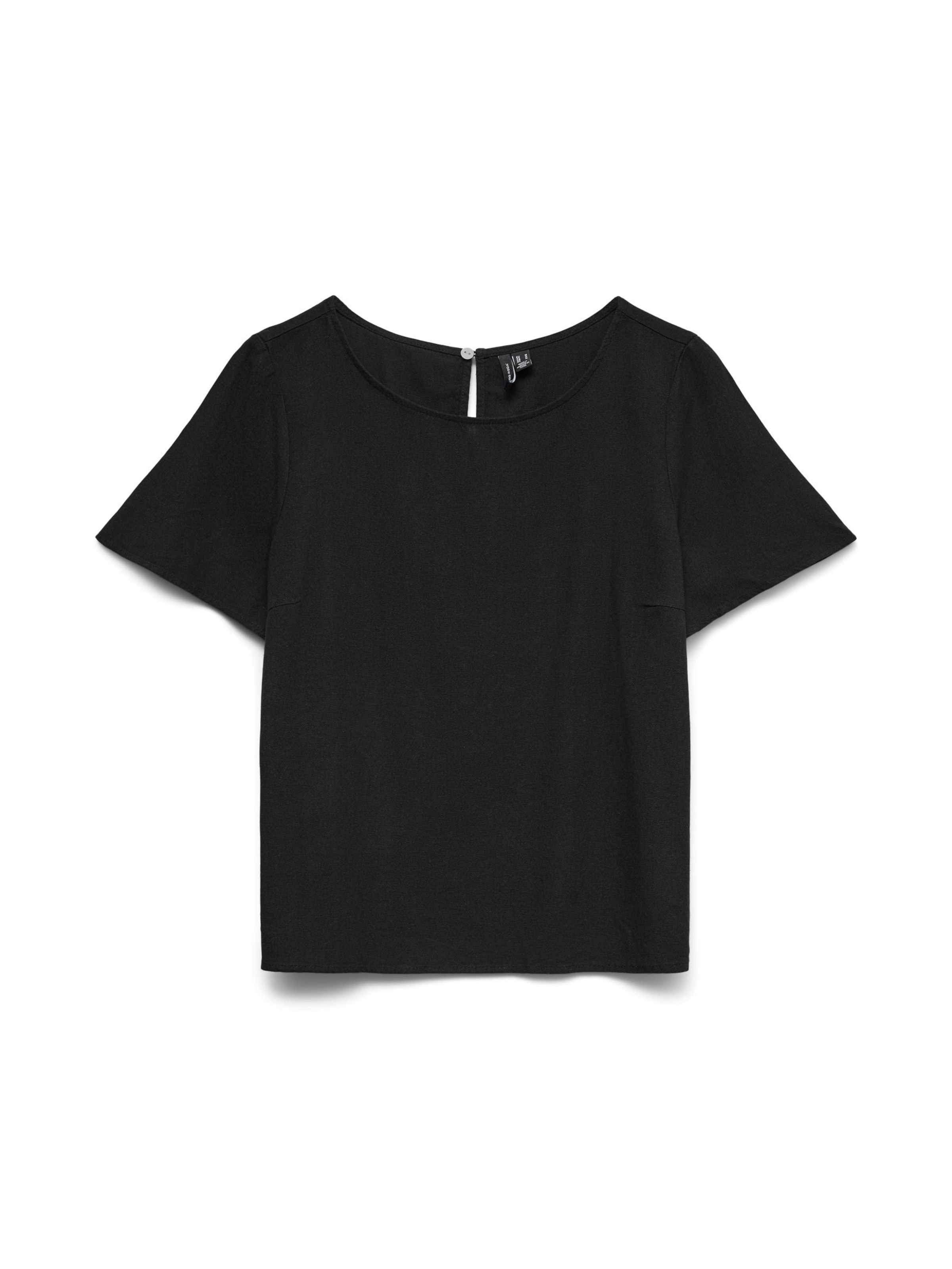 VERO MODA - Camiseta en negro: frente