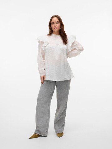 Vero Moda Curve Blouse 'CTRINE' in White