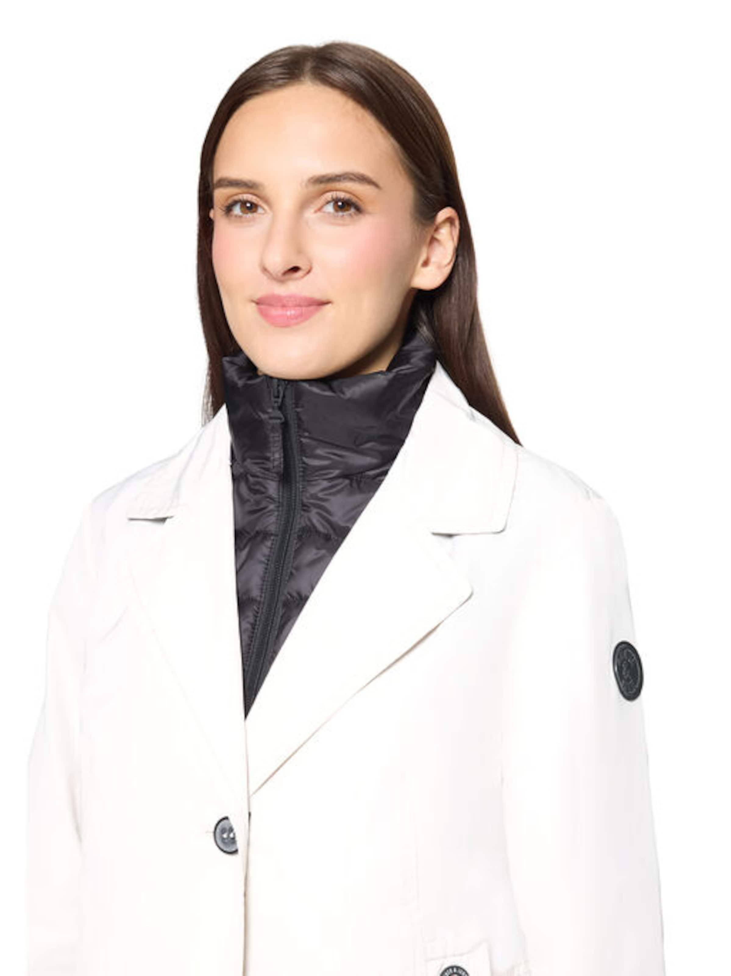 Amber & June Between-Season Jacket in Beige