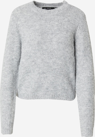 pilka VERO MODA Megztinis 'VMNovah': priekis