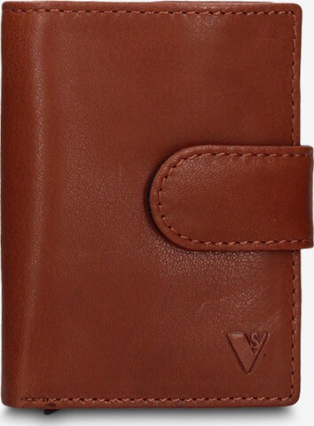 Portamonete di Coveri Collection in marrone: frontale