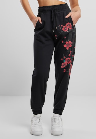 Dangerous DNGRS Tapered Trousers 'Choice' in Black: front