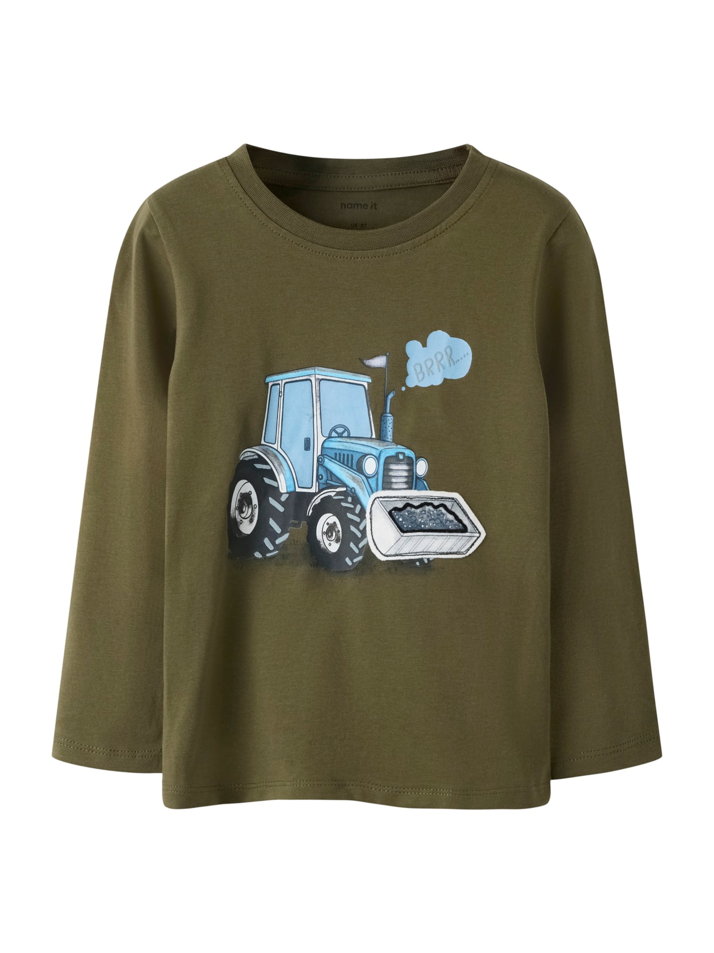 NAME IT Shirt 'NMMRAVN' in Green: front
