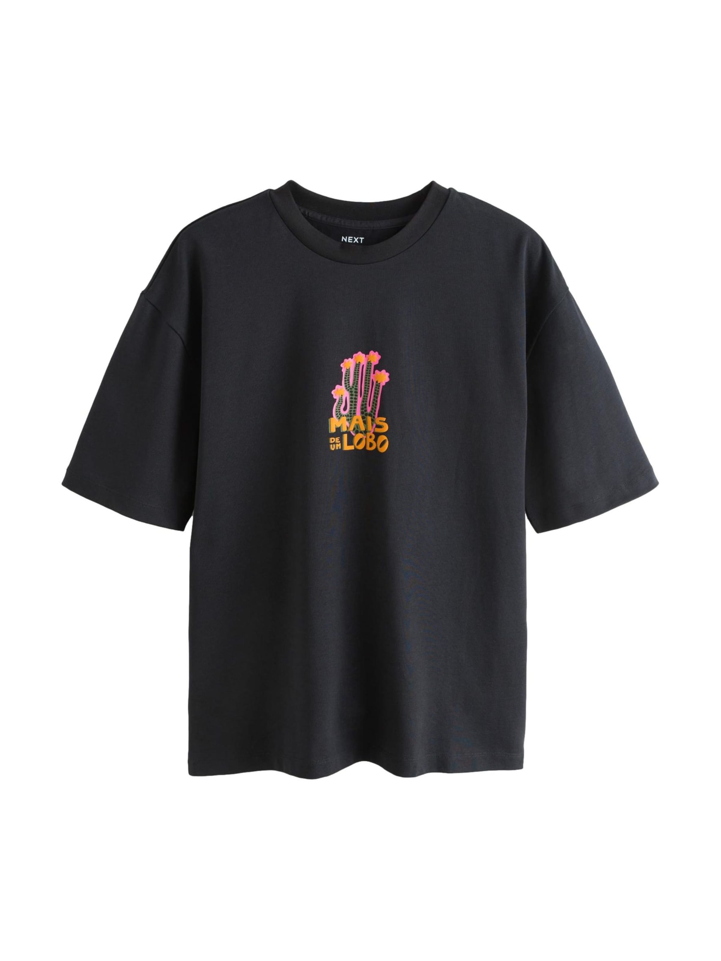 T-Shirt Next en bleu : devant