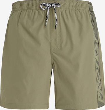 PROTEST Swimming shorts 'PRTFAREL' in Green: front