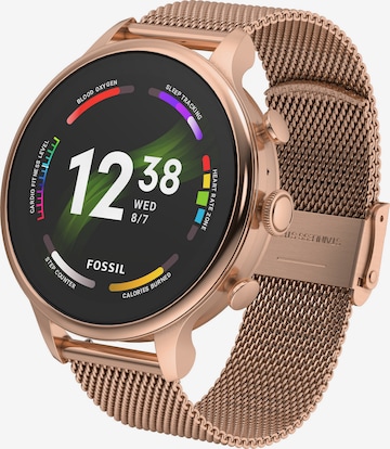 FOSSIL Digital Watch in Gold: front