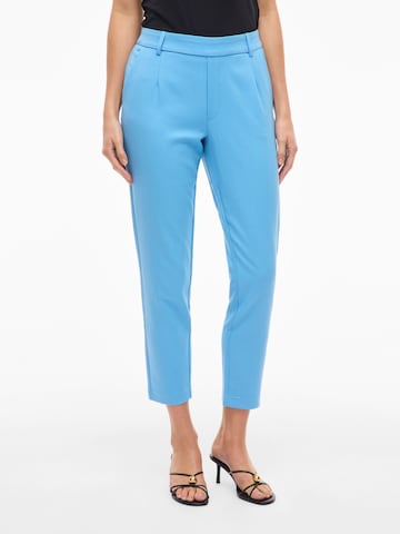 VILA Дънки Tapered Leg Панталон с набор 'VIVARONE' в синьо: отпред