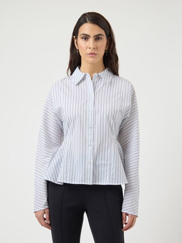 YAS Bluse 'YASRemi' i hvid: forside