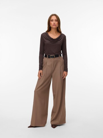 VERO MODA Shirt 'VMLibra' in Bruin